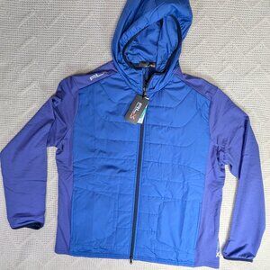 RLX Ralph Lauren Hybrid Hooded Full Zip Jacket Performance Stretch X-Large